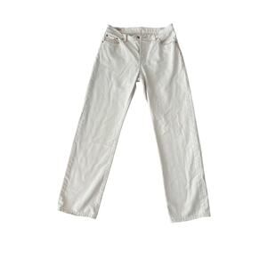 Levis 501 90s Womens Jeans Ecru White W29 L32 Straight Leg